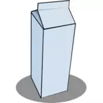Image vectorielle de lait carton